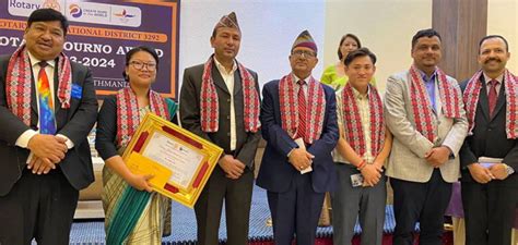 रोटरी अवार्ड वरिष्ठ पत्रकार रिसाललाई सात पत्रकार पुरस्कृत Drishti News Nepalese News Portal