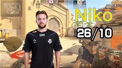 Niko MIRAGE POV 26 10w M0NESY 69 HS 3 Triple Kills CS2 FACEIT POV