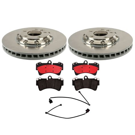 SHW OEM Front Brake Kit 380mm Disc Rotors Brembo Ceramic Pads For