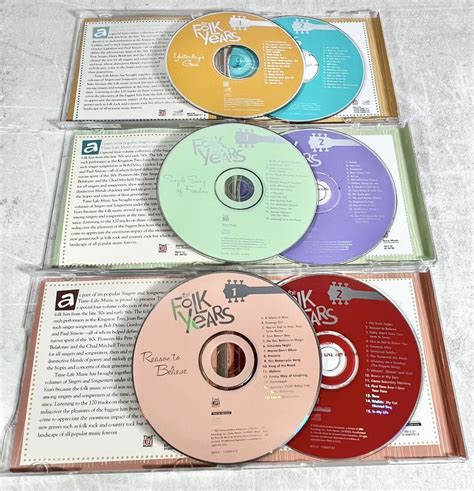 The Folk Years Time Life Cd Set Total Cds Cases Have Damage