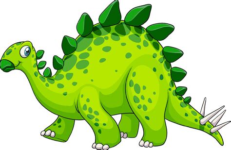 Dibujos Animados Cute Stegosaurus Vector De Stock Hermandesign The