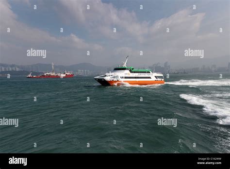 Ferries Star Ferry Hongkong Lamma Island Stock Photo Alamy