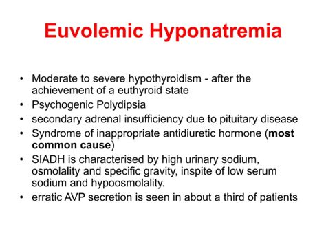 Neurology Of Electrolyte Imbalance Ppt