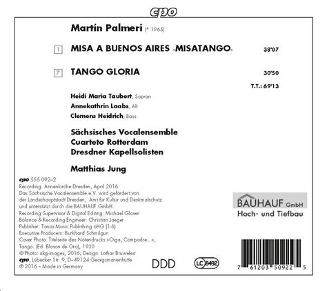 Martín Palmeri 1965 Misa a Buenos Aires Misatango PREMIERE