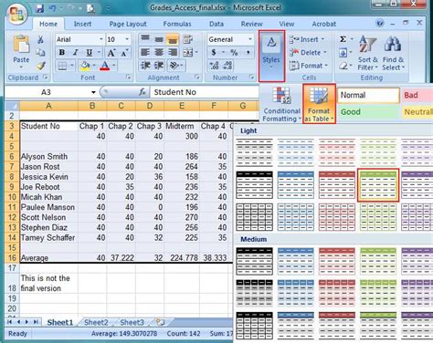 Microsoft Excel 2007 Home Tab Learn Tools To Use Ms Excel 2007 It