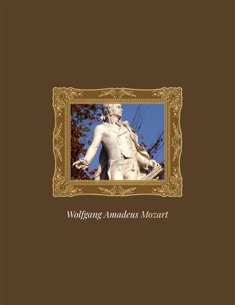 Wolfgang Amadeus Mozart Biography Biography Template