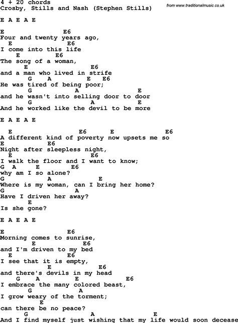 Song Lyrics With Guitar Chords For Plus