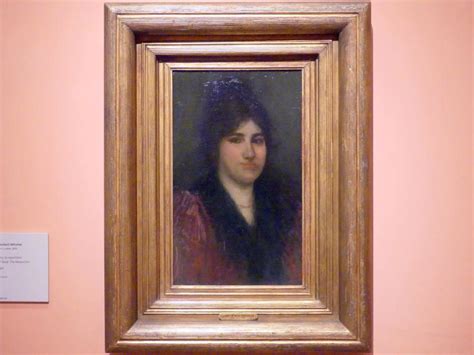 Arrangement In Fleischfarben Und Schwarz Portrait Von Theodore Duret