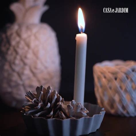 DIY Aprenda A Fazer Um Porta Velas Para Decorar A Mesa De Natal Ou Ano