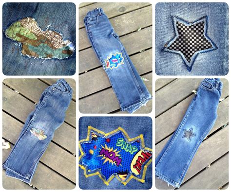 When Running Amok: Cool Kids' Patches for Jeans