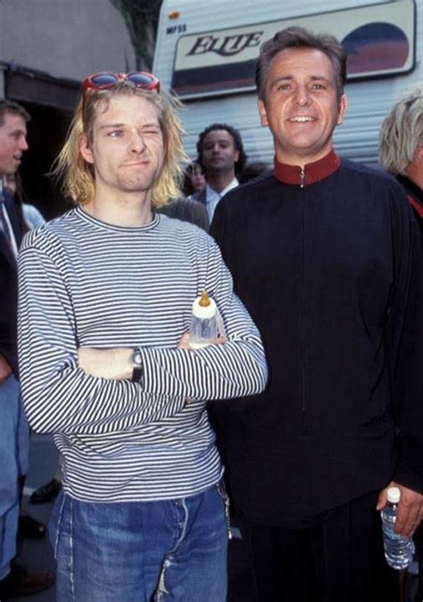 Kurt Cobain And Peter Gabriel At The 1993 MTV Video Music Awards In Los