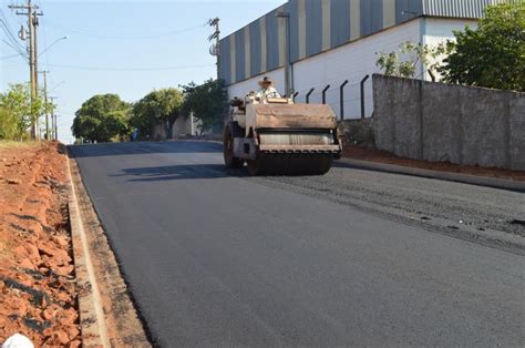 Encerradas Obras De Asfalto Na Avenida Moacir Ferrari Ifernand Polis