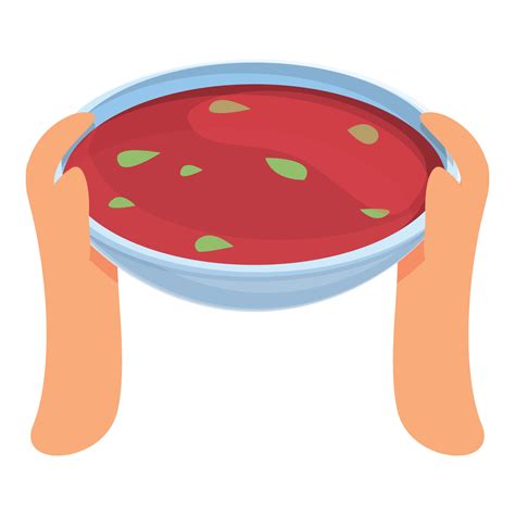 Soup bowl icon, cartoon style 14339907 Vector Art at Vecteezy