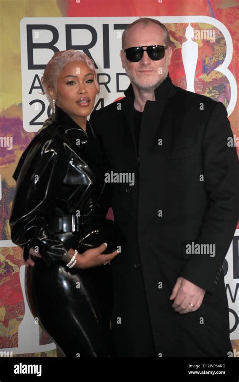 London, UK. Eve (Eve Jihan Cooper) and Maximillion Cooper at the BRIT ...