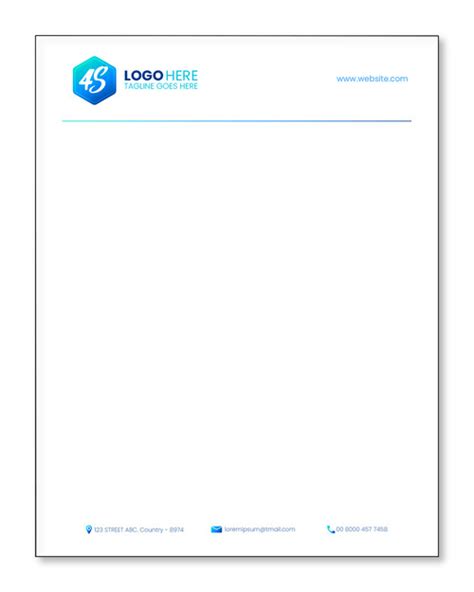Custom Letterhead Professional Stationery For Businesses