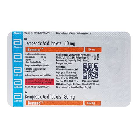 Buy Bemneo Tablet S Online At Upto Off Netmeds