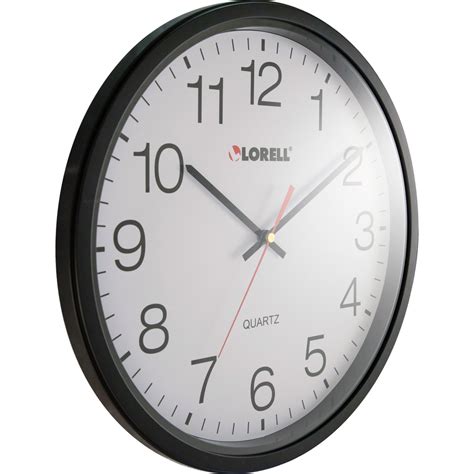 Llr 61008 Lorell 12 12 Slimline Wall Clock Lorell Furniture