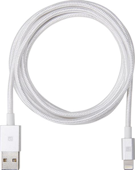 Best Buy Platinum™ Apple Mfi Certified 5 Usb To Lightning Charge And Sync Cable White Pt Ma5w