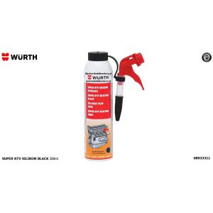 Wurth Super Rtv Silikon Ml Black Wysokotemperaturowy Silikon Czarny