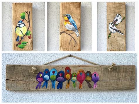 Hanaz Design On Instagram Driftwood Painting Ne Eli Ku Lar Serimiz