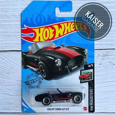 Hot Wheels Shelby Cobra 427 S C Black Shopee Malaysia