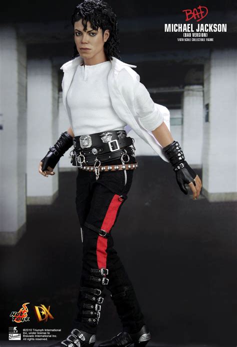 Action Figure Michael Jackson Bad Version Music Icon Series Escala