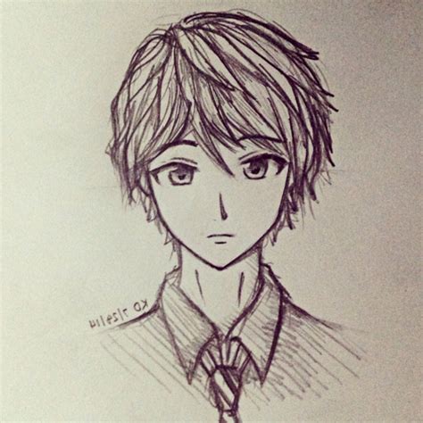 Easy Anime Drawing at GetDrawings | Free download