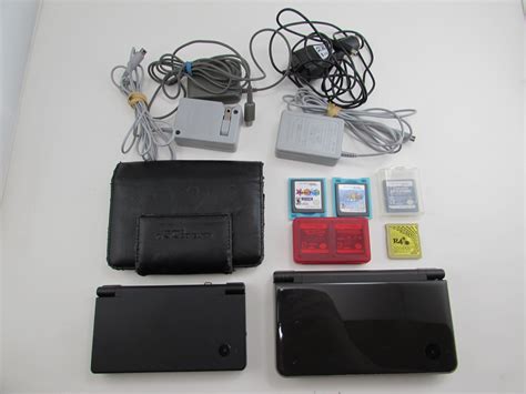 Nintendo DSi XL + DSi Portable Consoles + Games + AC Adapter + Car ...