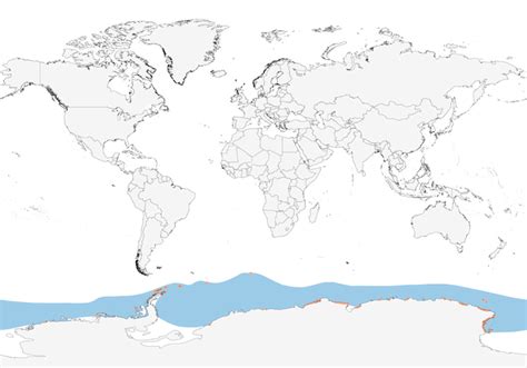 Adelie Penguin Habitat Map