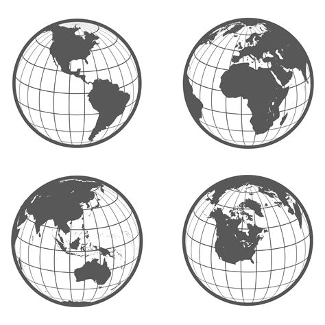 Globe Drawing Hand Draw World Globe Architectural Dra