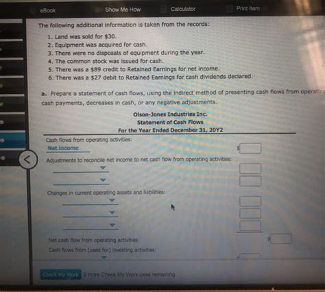 Solved EBook Show Me How Calculator Print Item Statement Of Chegg