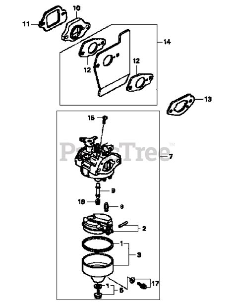 Cub Cadet St Carburetor Diagram