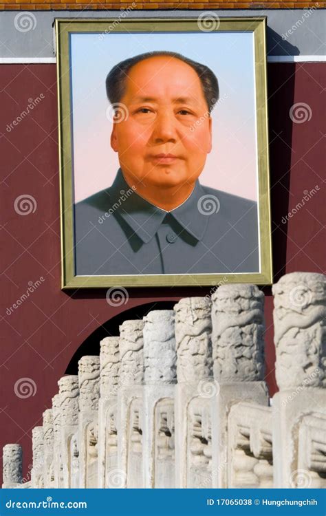 Portrait Of Mao Zedong Stock Image | CartoonDealer.com #66374689