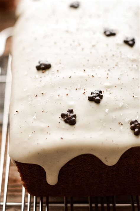 High Altitude Gingerbread Loaf Cake With Eggnog Icing Curly Girl Kitchen