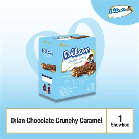 Promo Dilan Chocolate Crunchy Caramel Biskuit Wafer Coklat