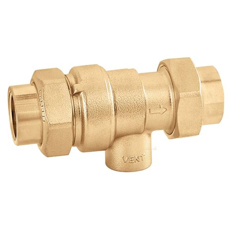 Caleffi Backflow Preventer 1 2 Sweat Inlet Outlet — Tanklesswaterheaters