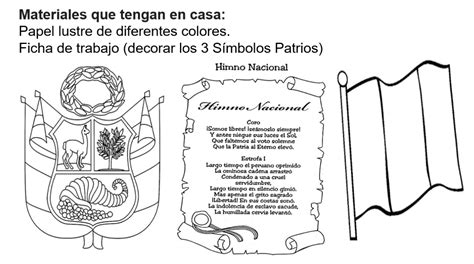 Los Simbolos Patrios Para Primero De Primaria Fichas De Trabajo Images