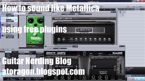 How To Sound Like Metallica Using Free Plugins Youtube