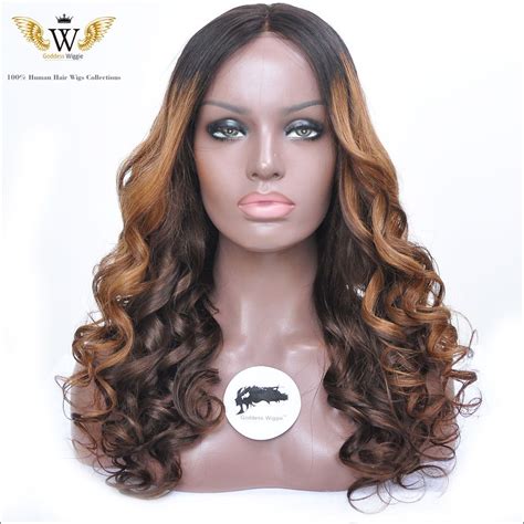 Buy 5a 180 Density Brazilian Full Lace Curly Wigslace Front Ombre Wig With