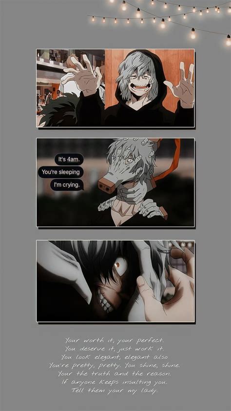 Shigaraki Tomura Anime Bnha My Hell Akademia Villian HD Phone