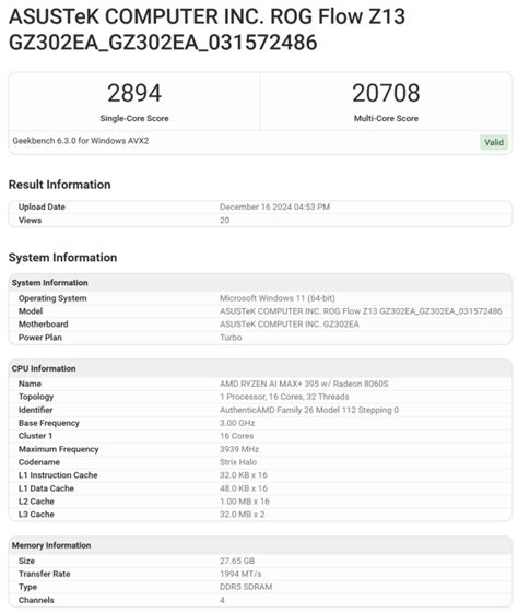 Nowy Procesor Amd Ryzen Ai Max Strix Halo Apu W Asus Rog Flow