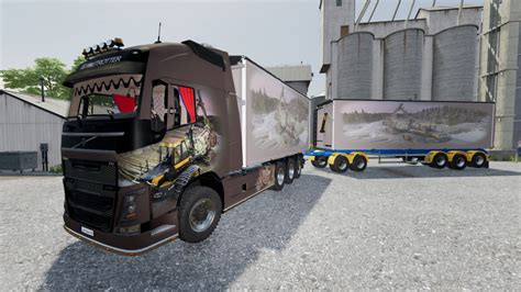 Volvo Fh Woodchip Trailer V Farming Simulator Mods