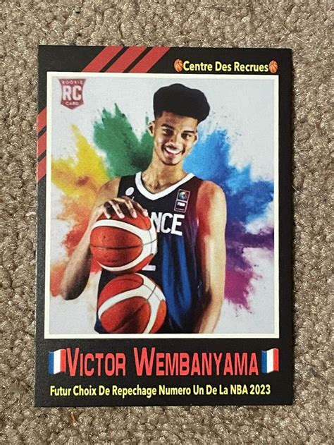 Only Victor Wembanyama French Version Number One Nba Etsy In