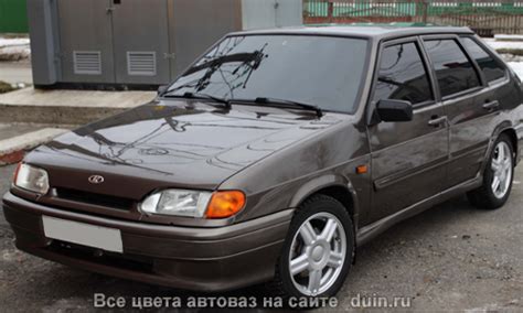 ВАЗ 2114 цвет Кориандр (код 790) золотисто-коричневый | Авто