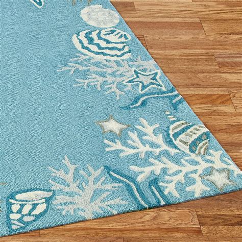 Briny Blue Ocean Themed Area Rugs Ocean Themed Rooms Ocean Rug Rugs