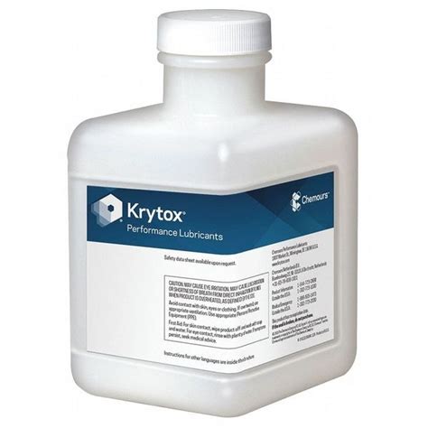 Krytox Lubricant Kg Pail Pfpe Colorless Fsh Zoro