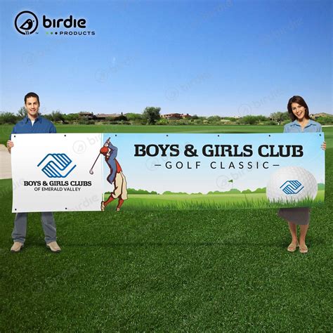 Vinyl Golf Banners Golf Tournament Sponsor Banner Birdie Products