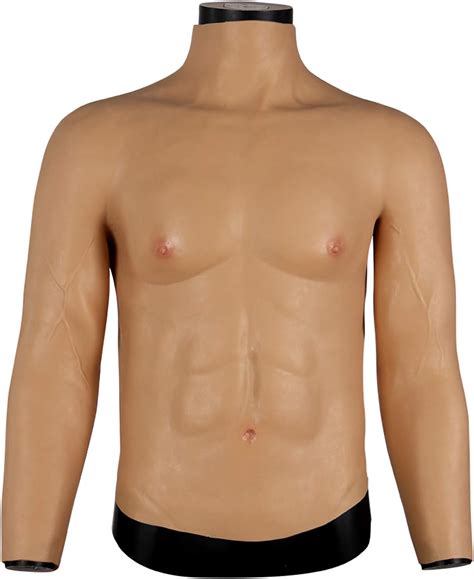 Luckfy Fake Male Chest Silicone Muscle Artificial