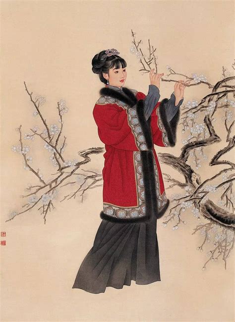 画坛伉俪｜赵经国 王美芳 工笔仕女图（100幅） 搜狐