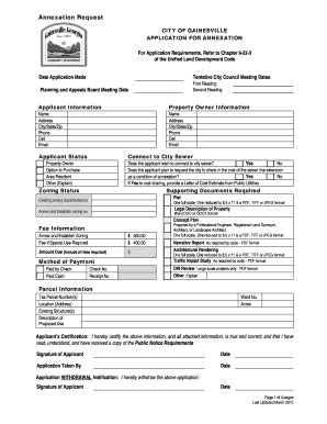 Fillable Online Gainesville Of The Unified Land Development Code Fax